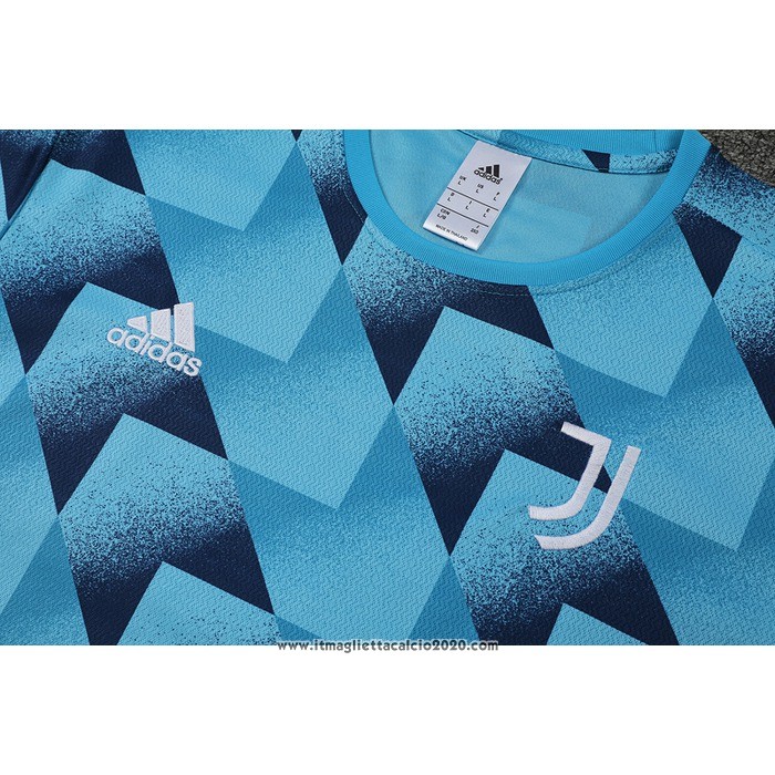Tuta da Track Juventus Manica Corta 2022 2023 Blu - Pantalon Corto